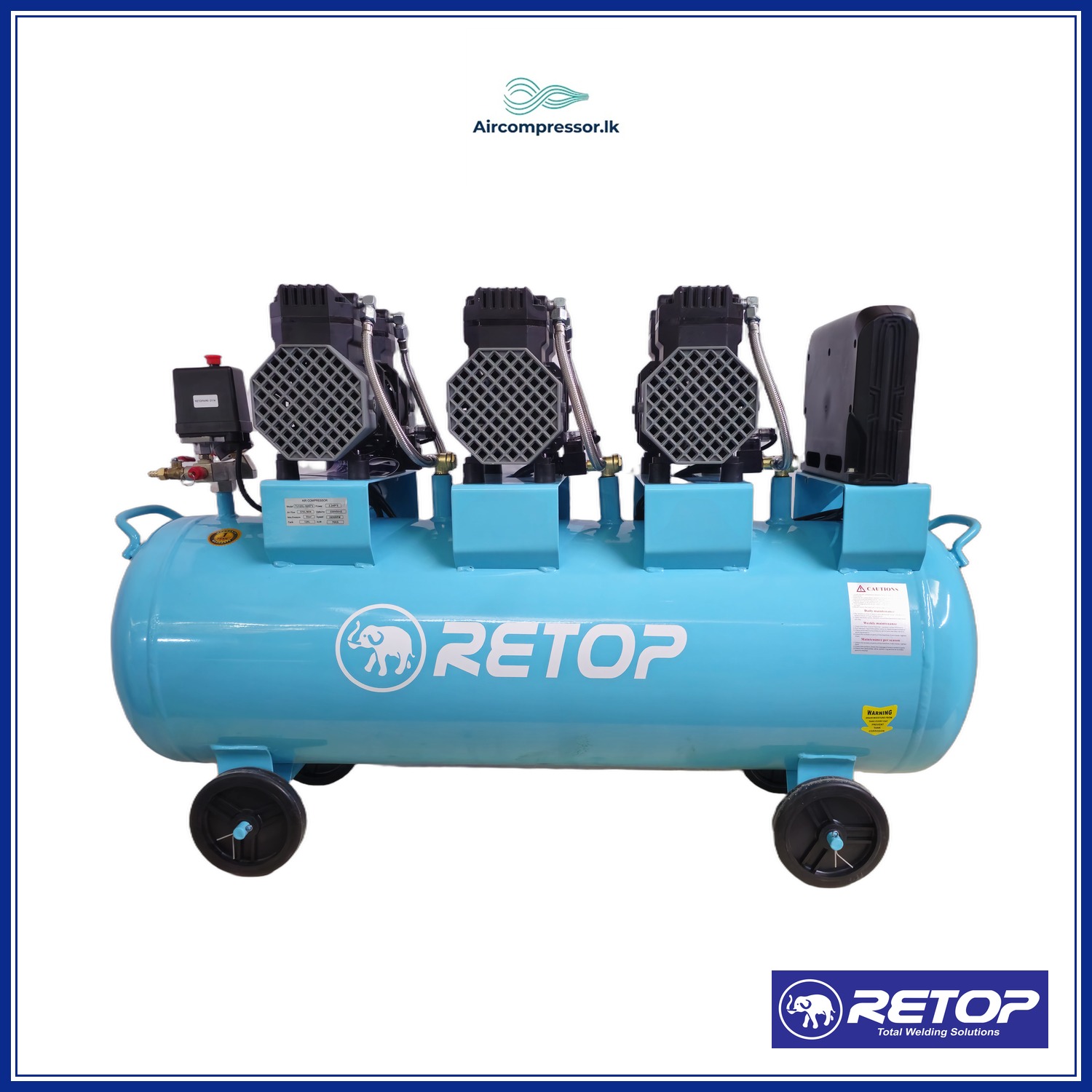 RETOP AIR COMPRESSOR 120L OIL-FREE 6.6 HP image 4