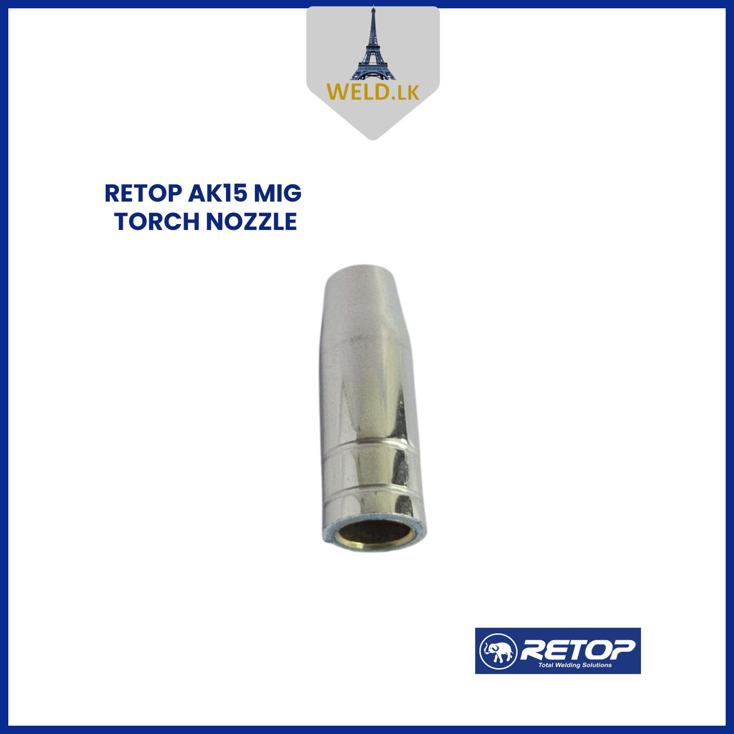 RETOP AK15 MIG TORCH NOZZLE