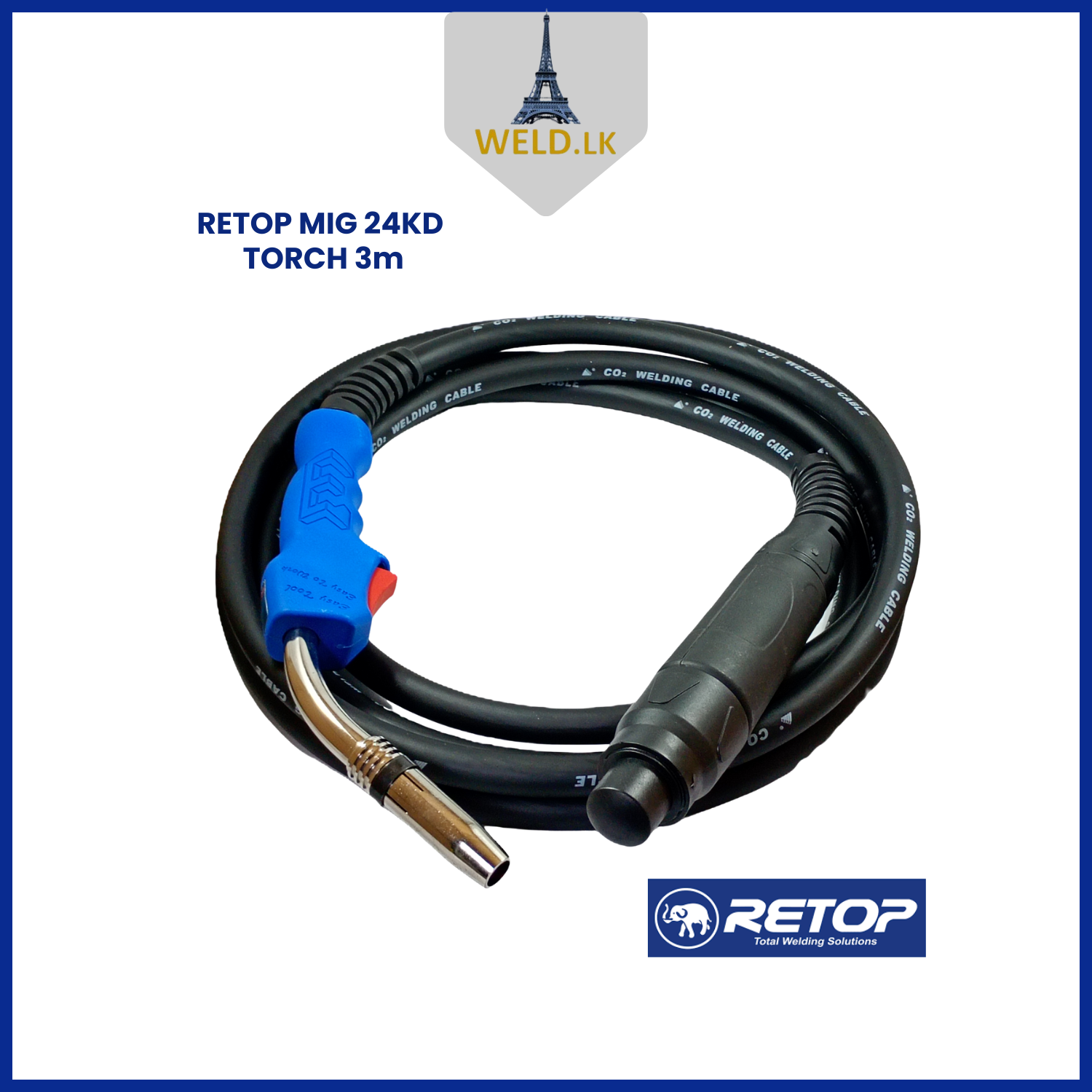RETOP MIG 24KD TORCH 3m