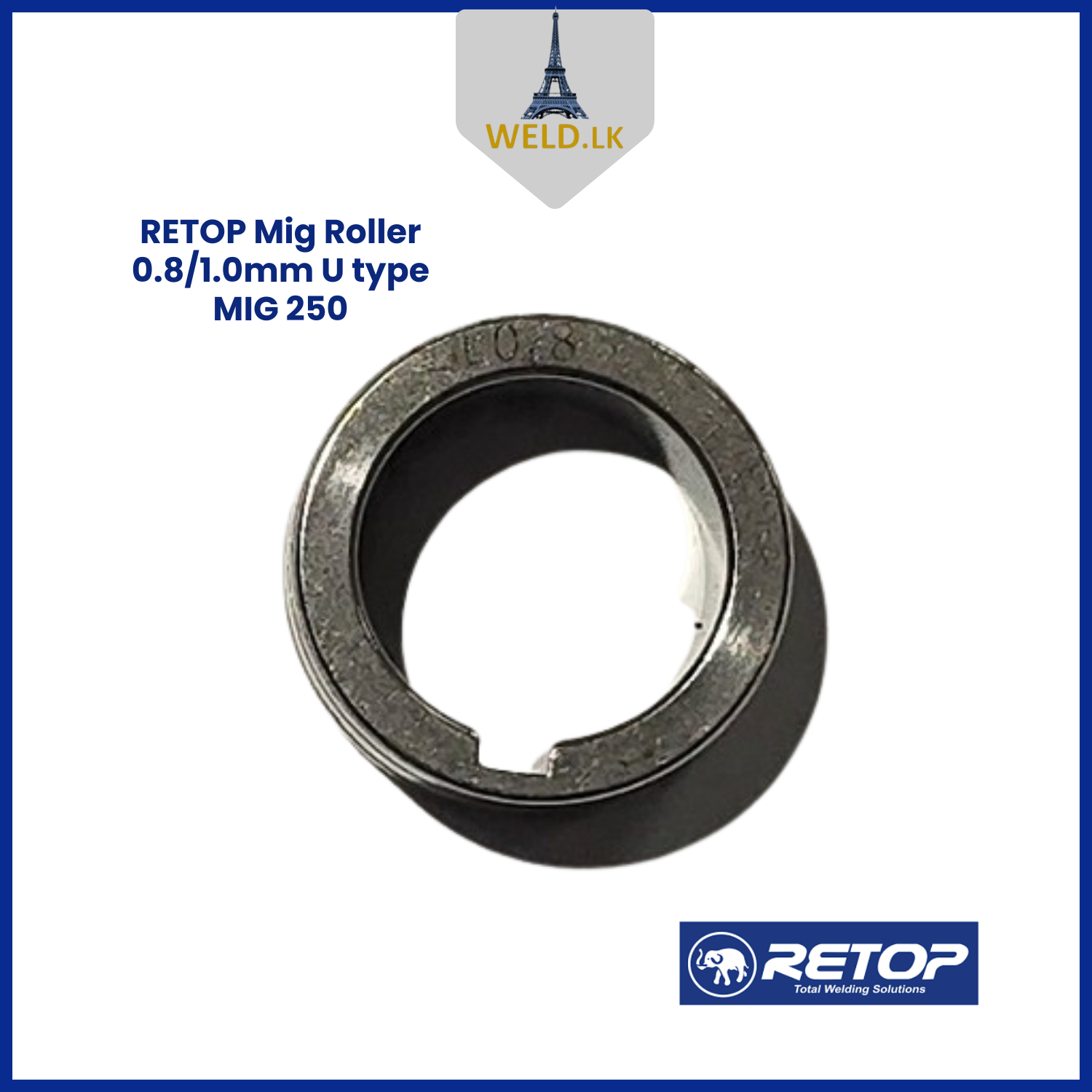 RETOP MIG ROLLER 0.8/1.0mm U TYPE MIG 250